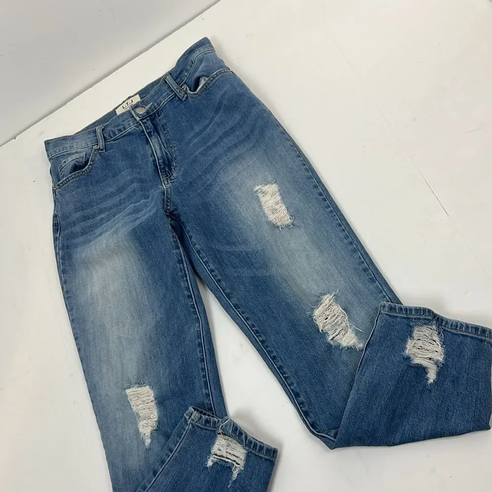 LTJ Letter To Juliet Straight Leg Distressed Women’s Jeans Size 27